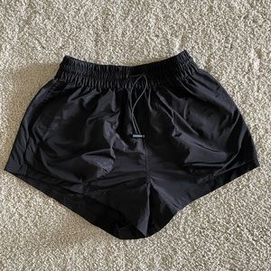 Triangl high waisted short shorts, size XS